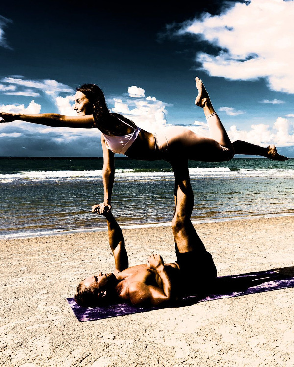 Beach AcroYoga in Florida